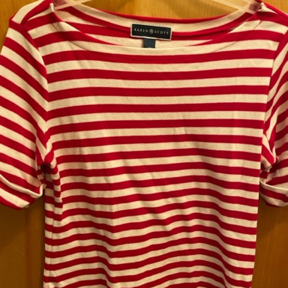 Women's S/S Top, Medium - Karen Scott
